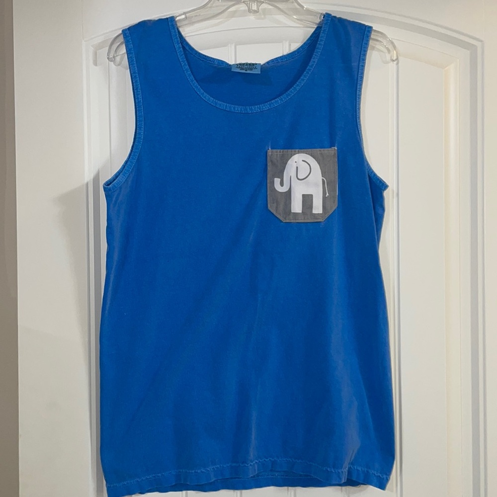 Comfort Color Elephant Pocket Tank